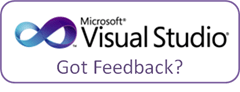 Visual Studio feedback