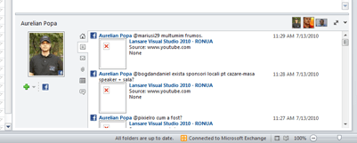 Outlook Connector for Facebook